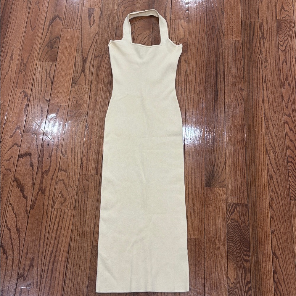 Zara Cream Sleeveless Dress